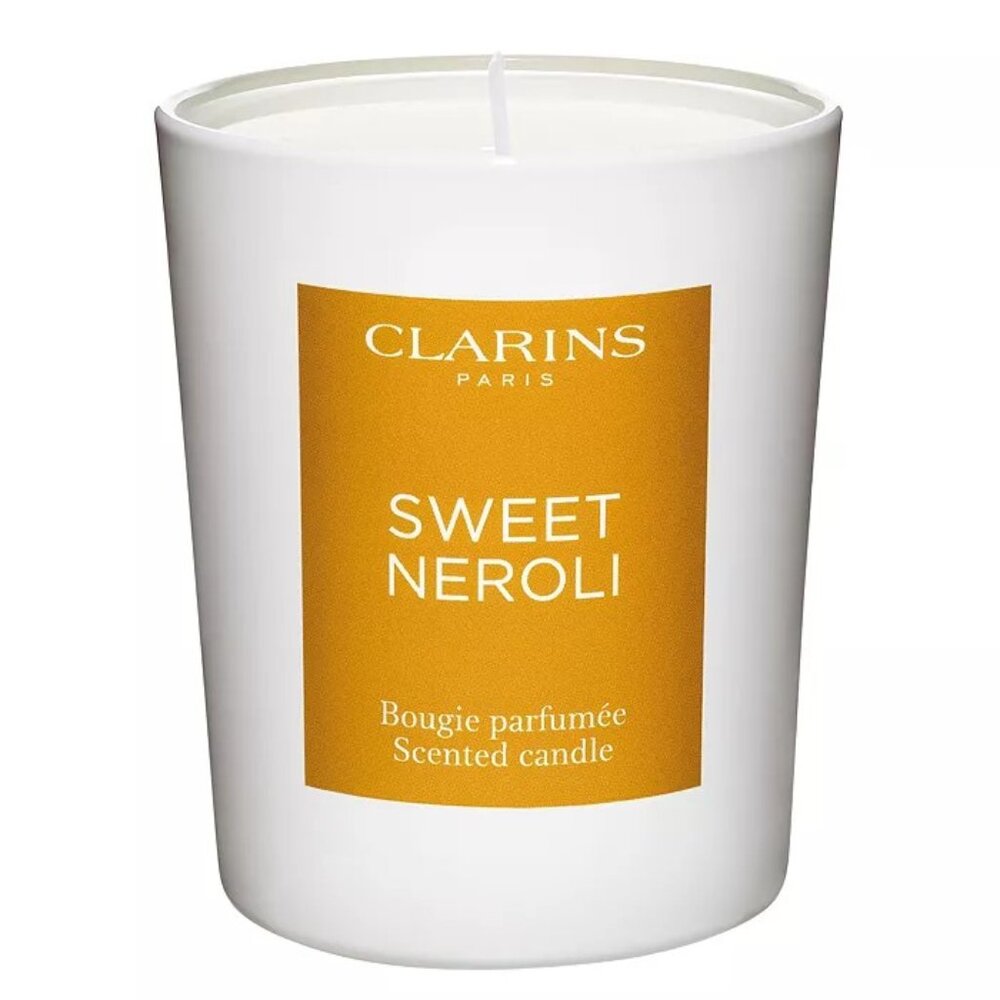 NWT Clarins Sweet Neroli Scented Candle